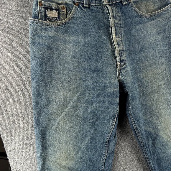 VTG Levi's Silver Tab Blue Jeans Patina Lot 702 Grand Silver Medal ACTL 33X33 - Picture 2 of 16